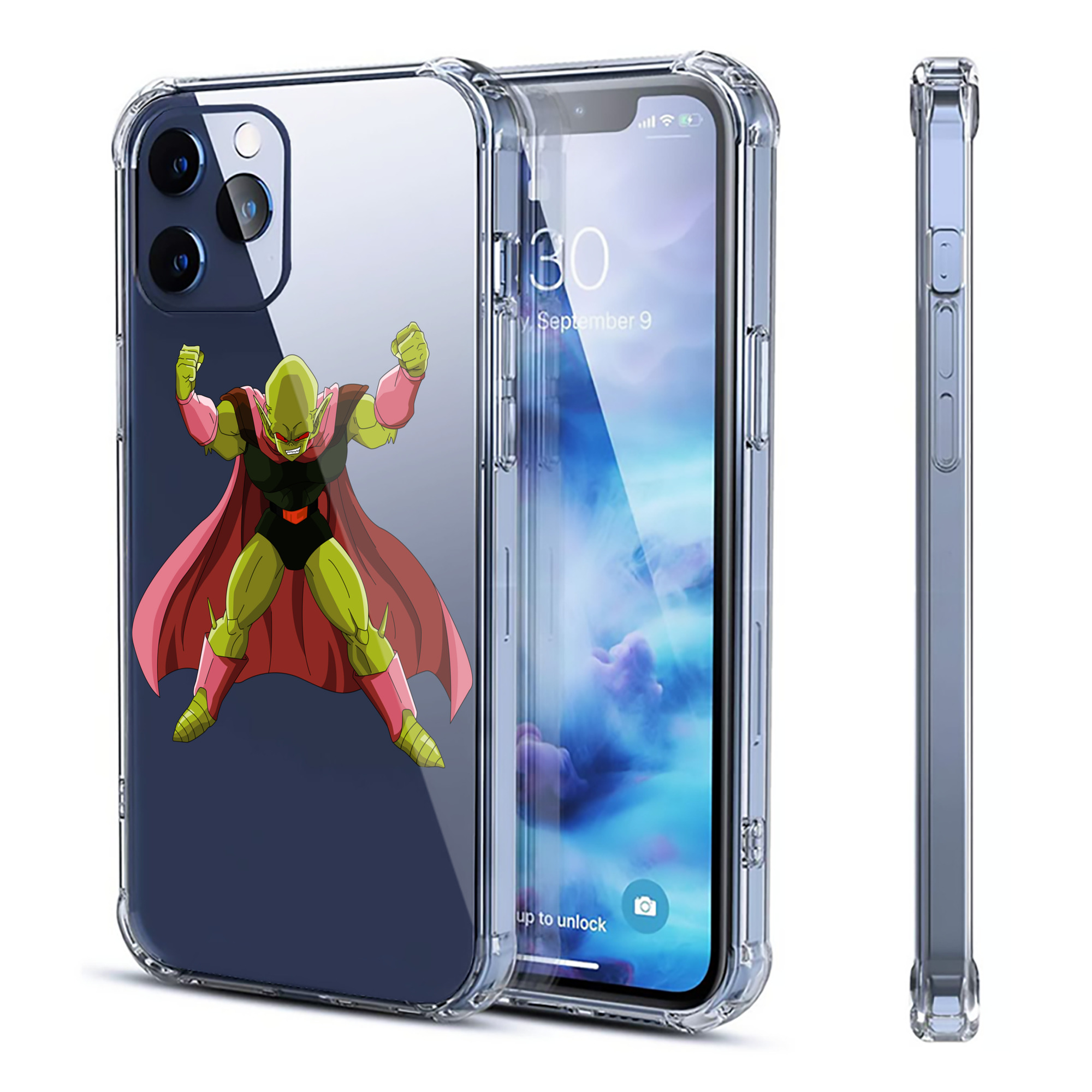 （画像用） ドラゴンボール DRAGON BALL 【iPhone 12シリーズ対応】透明スマホケース（クリアソフトケース）